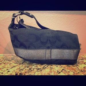 Small black Coach purse